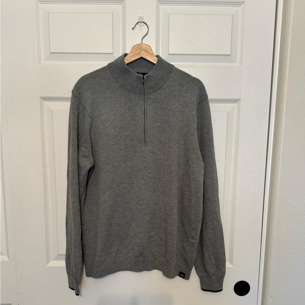 RHÔNE Commuter 1/4 Zip Sweater Knit Fabric
